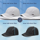 Unisex Anti Radiation Cap Half/Full Silver Fiber Electromagnetic Wave.