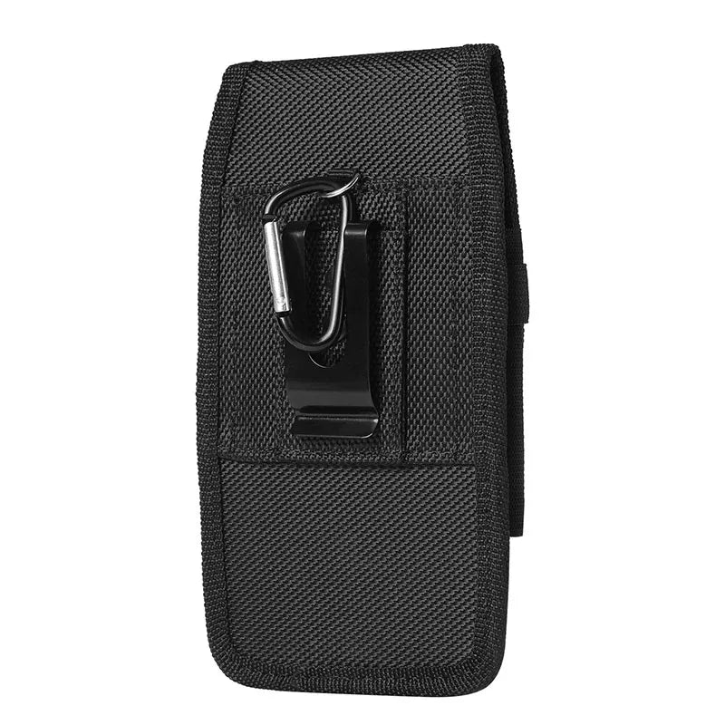 Oxford Cloth Waist Mobile Phone Pouch For Men Or Women.