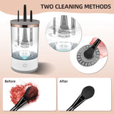 USB Chargeable Cosmetic Brush Cleaner For All Sizes