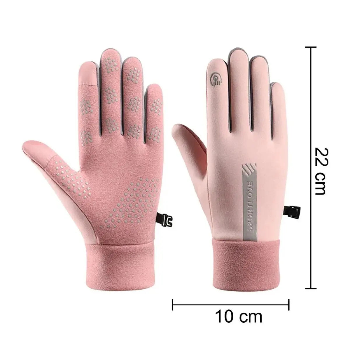 Women's Thermal Fleece, Waterproof Outdoor Gloves