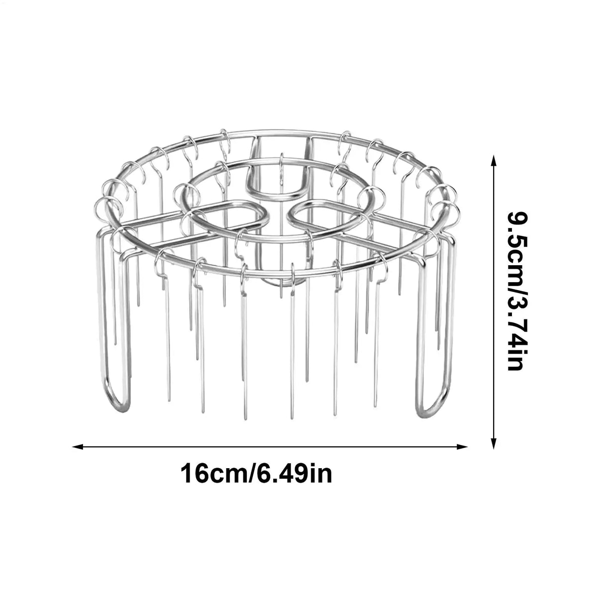 Stainless Steel Hanging Non-Stick Air Fryer Grill Rack