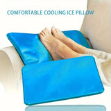 Blue Hand Wash Gel Ice Pack Cushion For Cooling Or Neck Support
