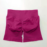 NCLAGEN 4.5" Women's  Low Ribbed Band Scrunch Butt Seamless Impact Shorts