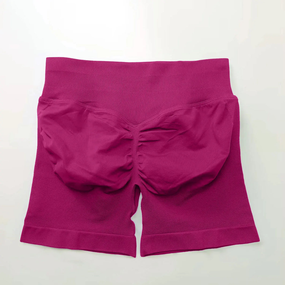 NCLAGEN 4.5" Women's  Low Ribbed Band Scrunch Butt Seamless Impact Shorts