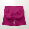 NCLAGEN 4.5" Women's  Low Ribbed Band Scrunch Butt Seamless Impact Shorts