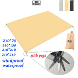 Ultralight Pocket Size Waterproof Tent Ground Sheet With Stakes