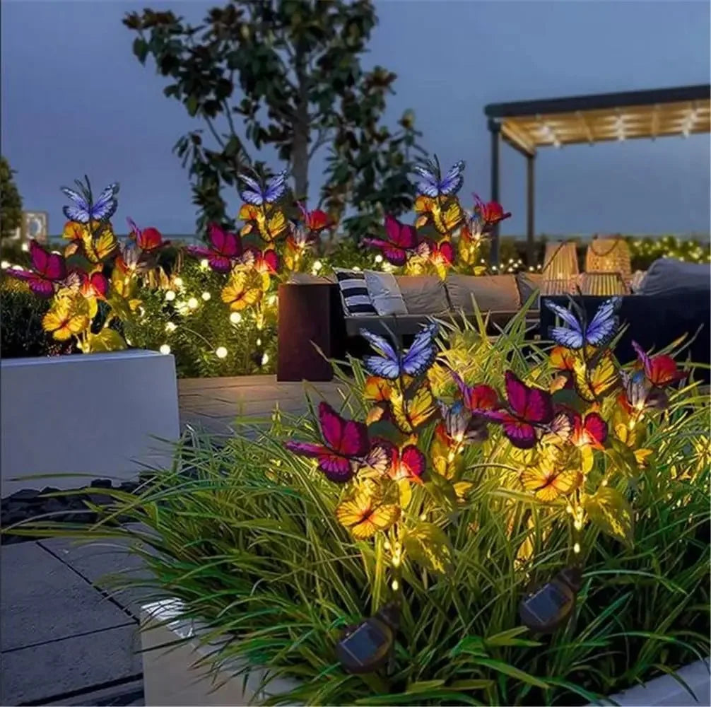 Solar LED Garden Butterfly Decoration