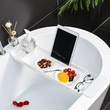 Extendable Bathtub Organizer Shelf