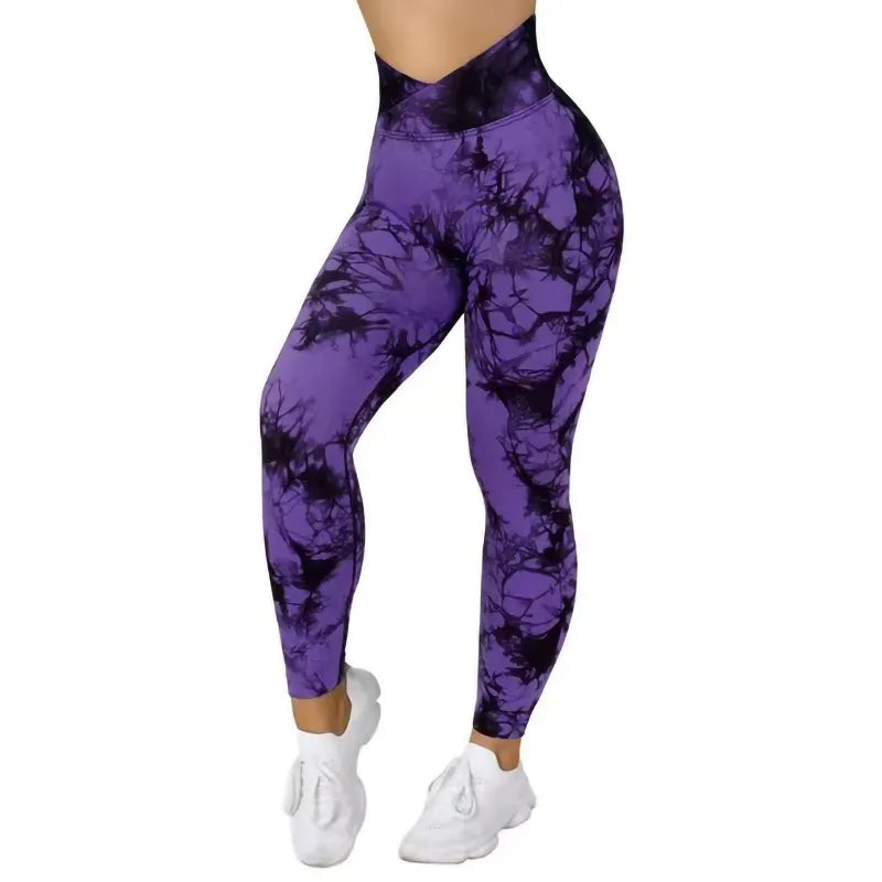 Tie Dye High Waist Yoga Leggings