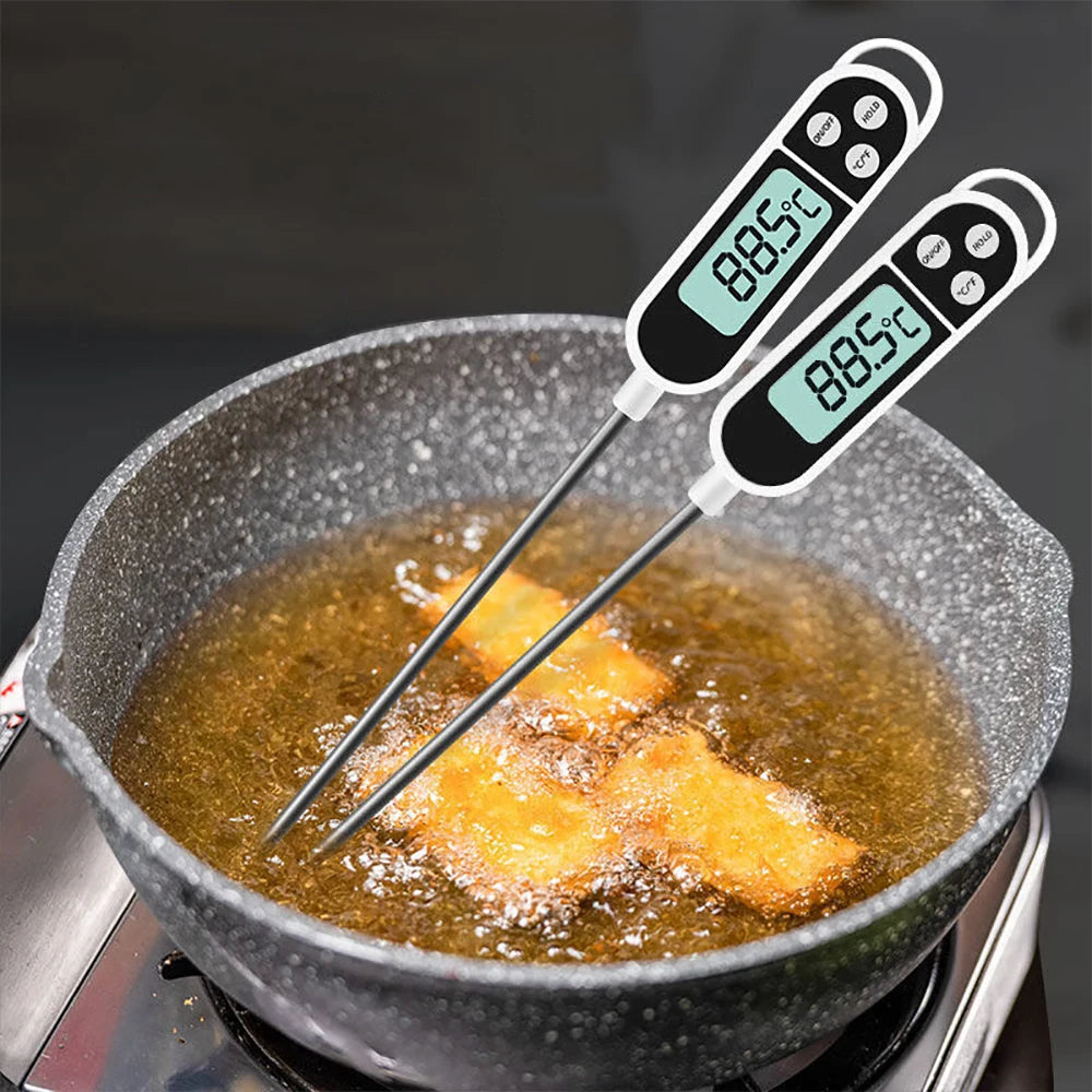 1PC Digital LCD Food Thermometer With Auto Shut Off