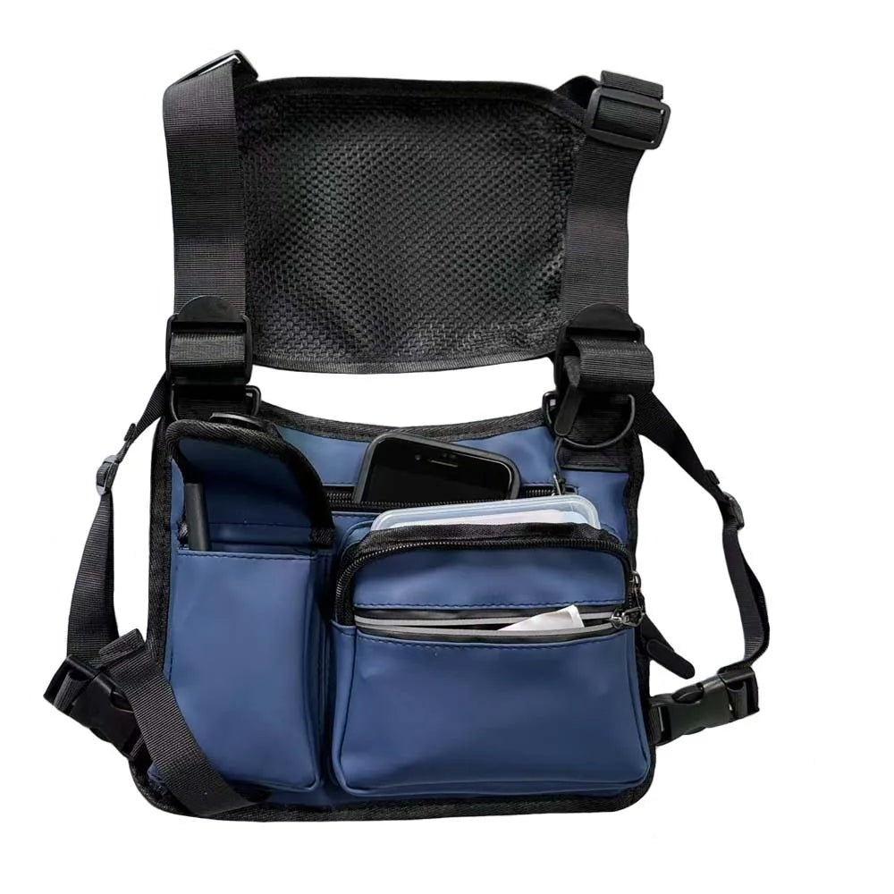 Men's Workwear functional vest chest bag