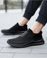 Men's Breathable Slip On Walking Sneakers.