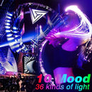 Led Multicolor Glowing Fiber Optic Disco Dance Light Whips with Multicolor Glowing light and 360° Swivel.