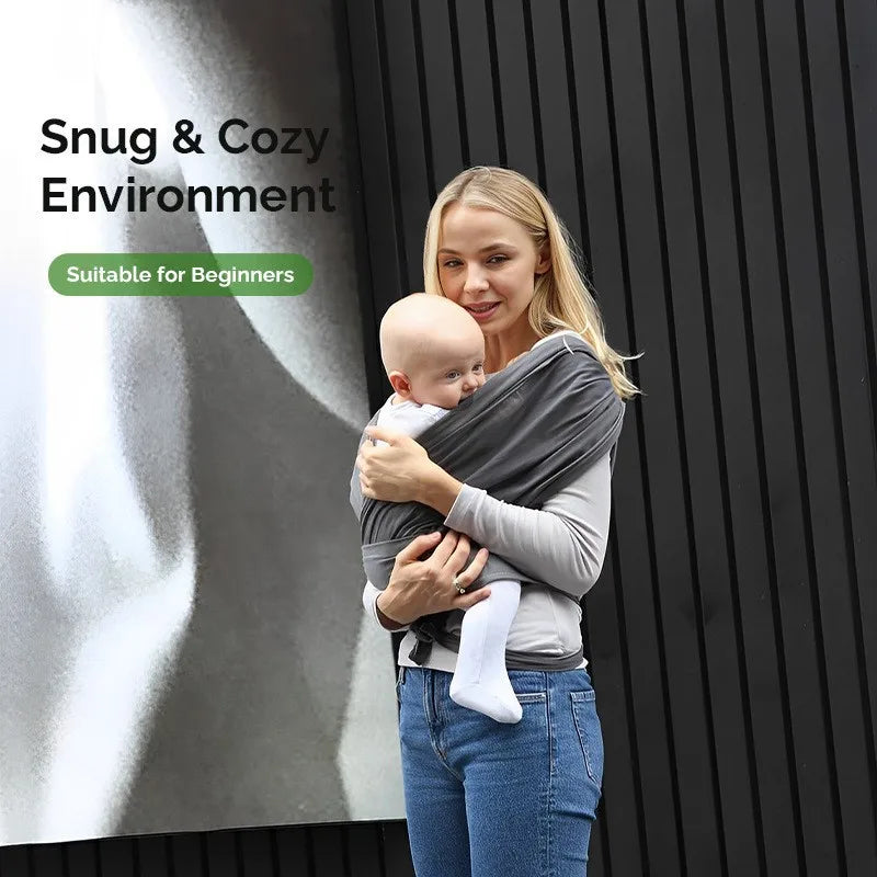 PANGDUBE 100% Polyester Kangaroo Wrap for Babies 0-15 Months