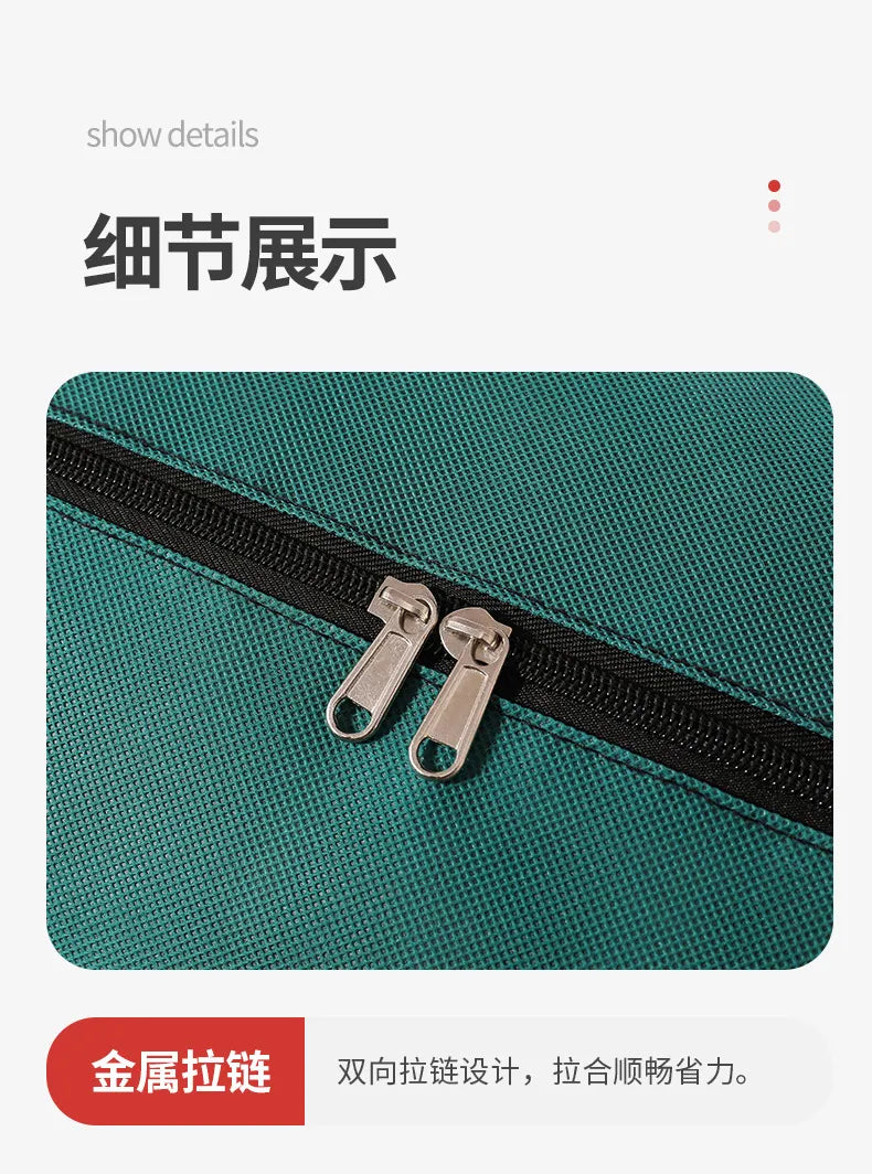 Large Waterproof, Foldable Zipper Lock Luggage.