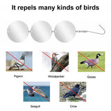 1Pc OR 8Pcs  Extra Bright Reflective Bird Repellent Discs.
