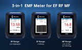 Rechargeable EMF Meter Electromagnetic Field Radiation Detector.