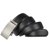 Men's Leather Belt With Automatic Buckle