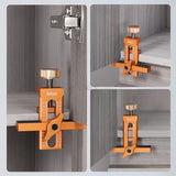 2 in 1 Woodworking Cabinet Door Installation Rebounding Device Drilling Tool
