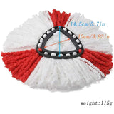 1 SET Triangular Spin Mop Base Head with Replacement Microfiber Pad