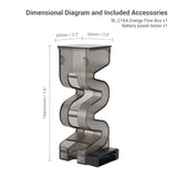 Battery Ladder Dispenser For 35 AAA Or 27 AA With Tester