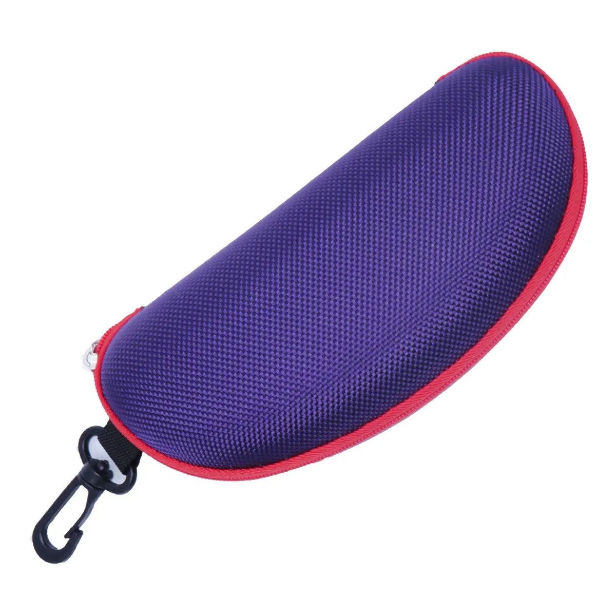 KLASSNUM Hard Eyeglass Protector Case With Zipper And Carabiner Hook