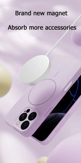 Liquid Soft Silicone Magsafe Wireless Charge Magnetic Case For iPhone 16 Plus 15 14 13 12 Pro Max 11 Cover