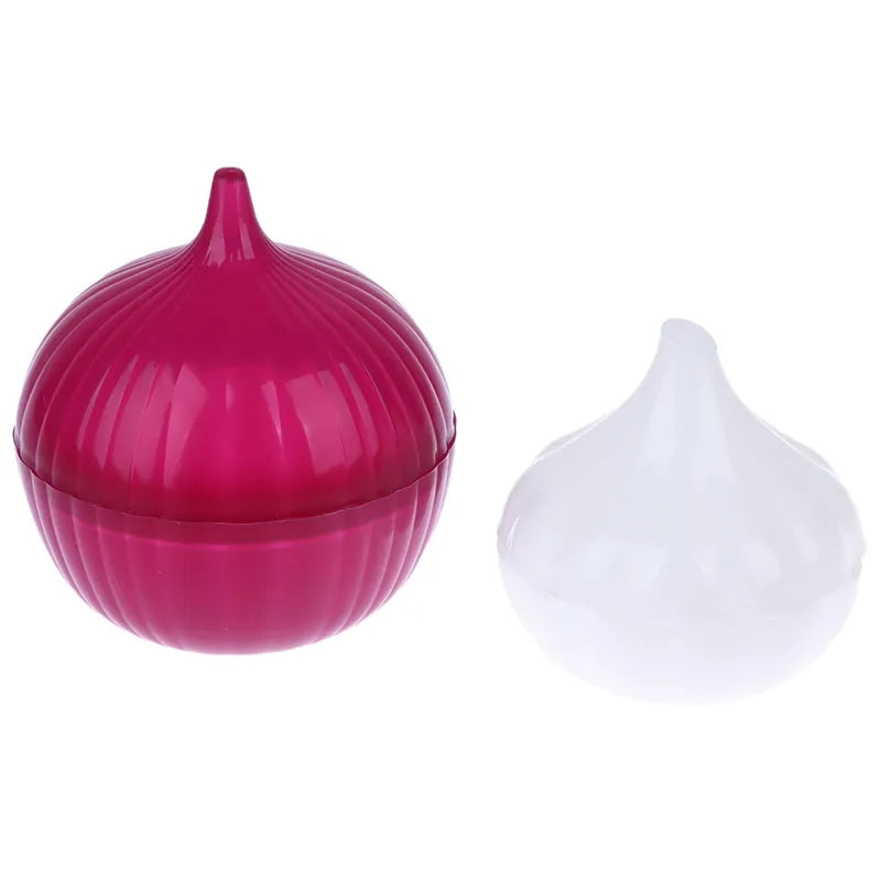 Fresh Onion, Garlic, Tomatoes, Lemon, OR Green Pepper Containers to Eliminate Odor and Keep Vegetables Fresh.     F