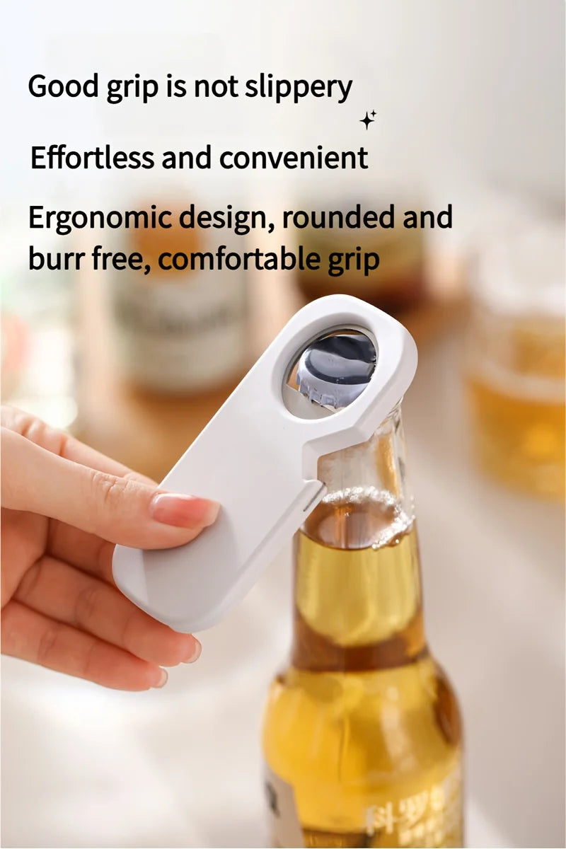 3-in-1 Stainless Steel Magnetic Bottle Opener And Can Opener