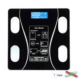 Digital Bathroom Weight Scale Body Composition Analyzer With Smartphone App Bluetooth