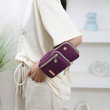 Women's Lightweight Nylon Crossbody Or Arm Bag