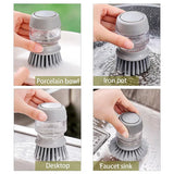 Soap Dispenser Dish Brush With Drainage Base