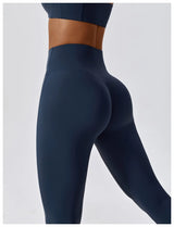 Women High Waist Seamless Push Up Fitness Leggings
