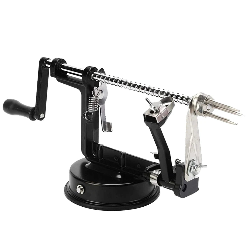 3 in 1 Stainless Steel Hand-cranked  Multi-functional Fruit Peeling Machine With Suction Base