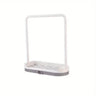 1PC Plastic Kitchen Towel Storage Rack With Sponge Drain Shelf