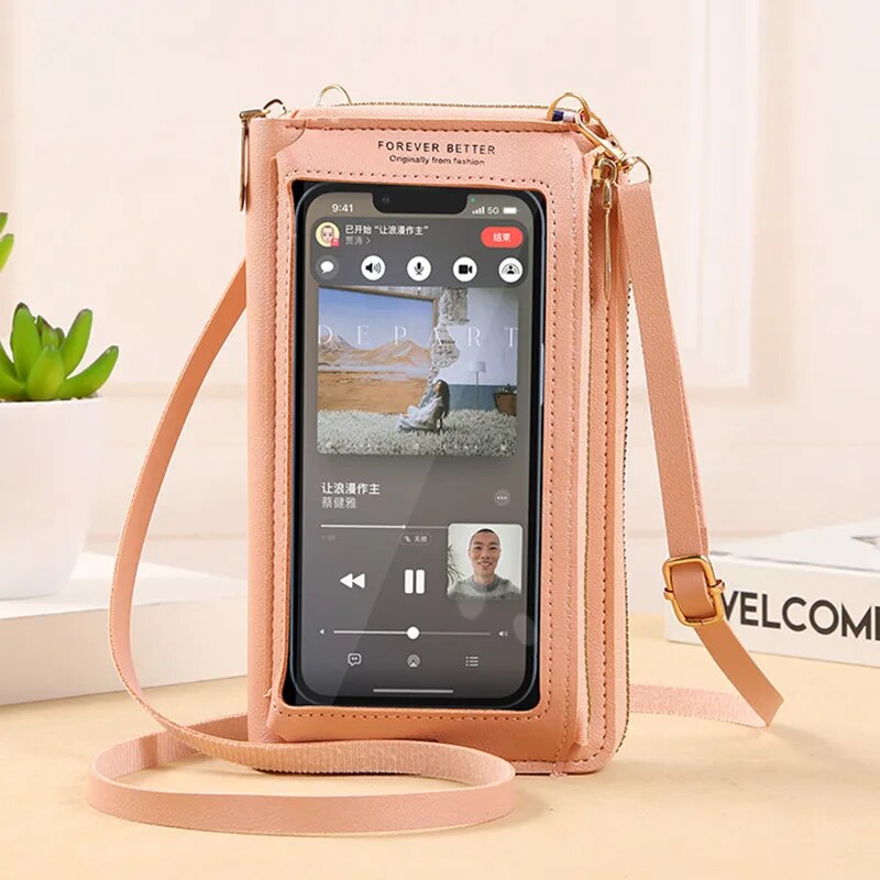 Women's Crossbody Touch Screen Cell Phone Purse.