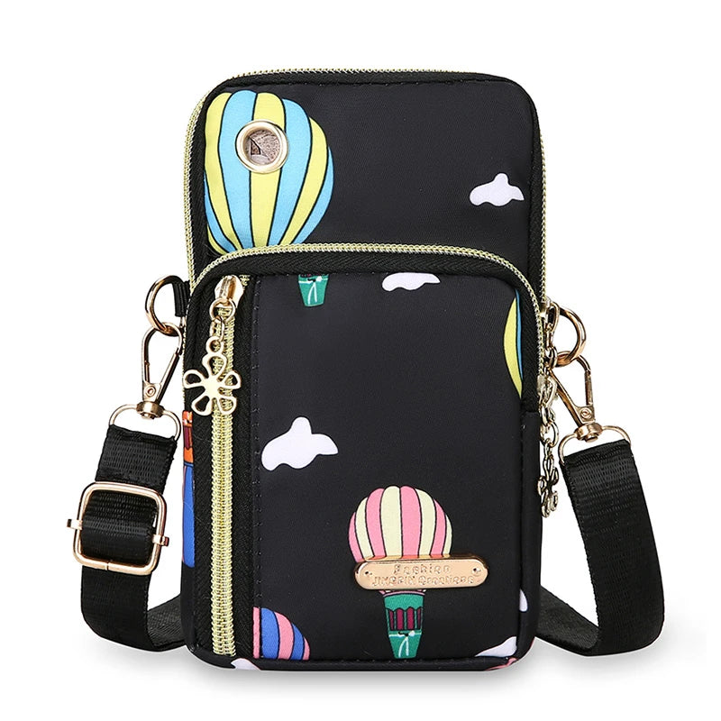 Women's Lightweight Nylon Crossbody Or Arm Bag