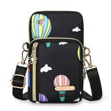 Women's Lightweight Nylon Crossbody Or Arm Bag