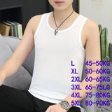 Men's Ice Silk Bamboo Knot Sleeveless Summer Mesh T Shirt