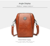 Single Shoulder Leather Crossbody Bag