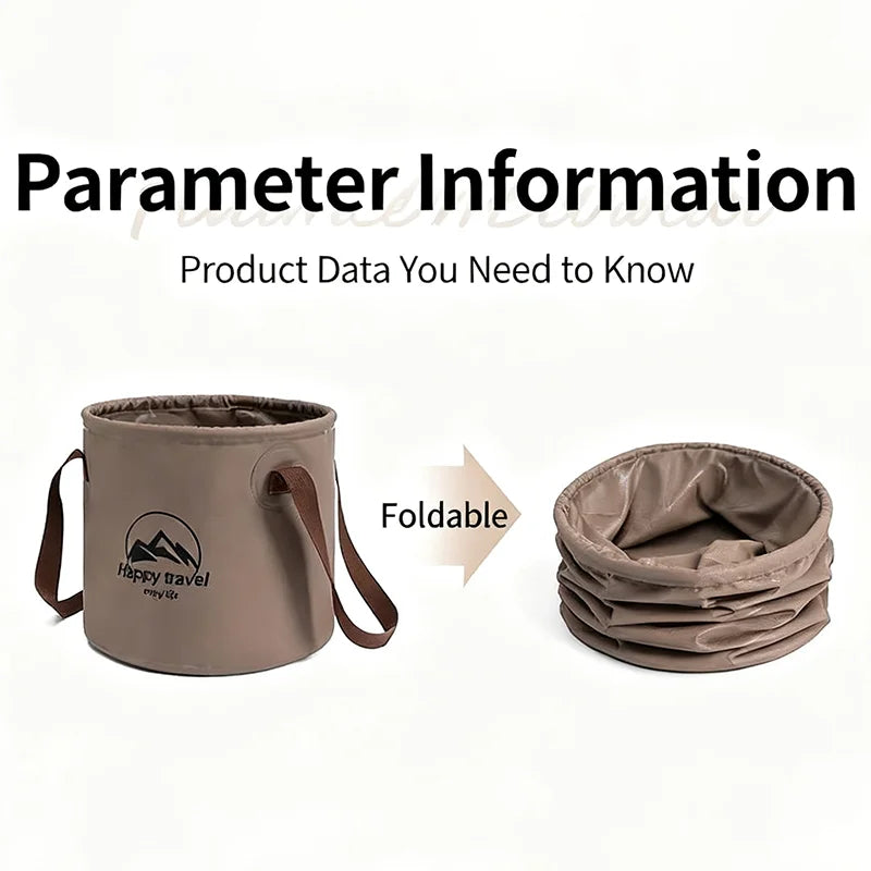 20L Foldable Water Bucket