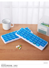 Portable 31 Days Medicine Box With Detachable Compartments