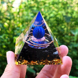 6CM Orgonite Pyramid Natural Healing/Meditation Crystals.