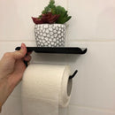 Aluminum Wall Mount Toilet Paper Holder With Phone Shelf Accessories