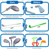 1 Set Children's Retractable Golf Clubs