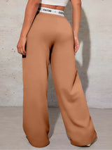 High Waisted Tummy Control Wide Leg Sweatpants