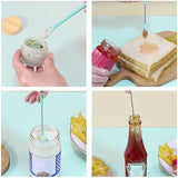 1pcs Mini Telescopic Silicone Spatula