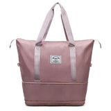 Women's AOTTLA casual handbag/carry on luggage bag for traveling.  Double zipper on bottom to expand bag..