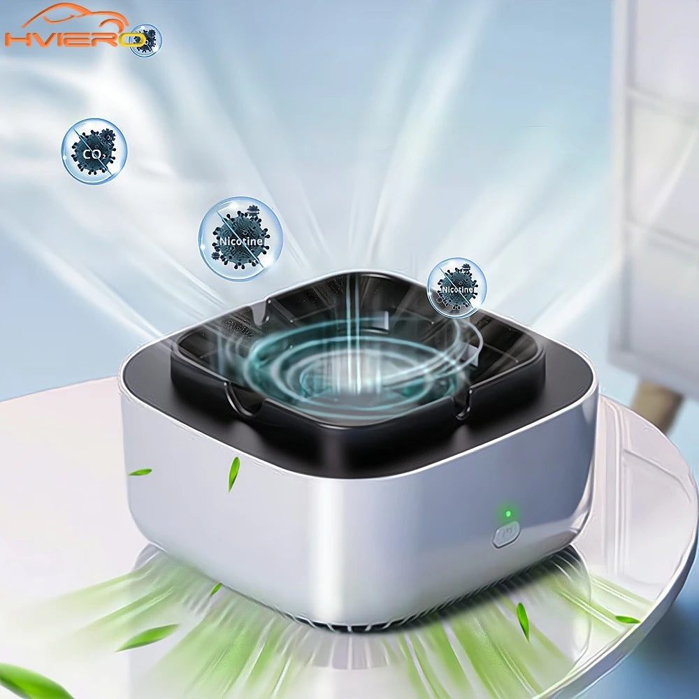 Air Purifier Ashtray With Filter To Remove Odor