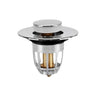 Universal Pop-up Chrome Drain Plug Sink Filter with Hair Catcher